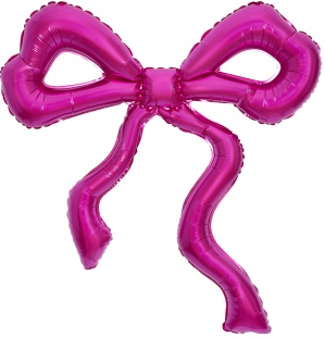 Шар (36''/91 см) Фигура, Изящный Бант (надув воздухом), Фуше, 1 шт. в уп.